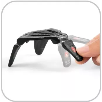 Manfrotto MP3-BK pöytäjalusta integroidulla kuulapäällä, musta