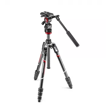 Manfrotto MVKBFRTC-LIVE hiilikuituinen videojalustasarja Befree Live -nestepäällä