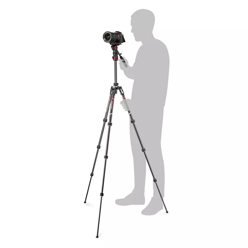 Manfrotto MVKBFRTC-LIVE hiilikuituinen videojalustasarja Befree Live -nestepäällä