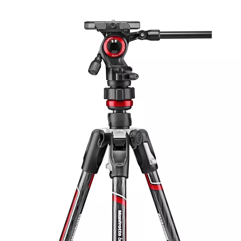 Manfrotto MVKBFRTC-LIVE hiilikuituinen videojalustasarja Befree Live -nestepäällä
