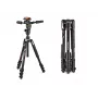 Manfrotto MKBFRLA-3W Befree 3-Way Live alumiinijalusta nestepäällä, musta
