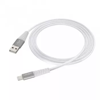 JOBY lataus- ja synkronointikaapeli Lightning, 1,2 m, valkoinen (JB01812-BWW)