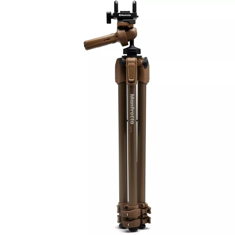 Manfrotto ALPHA S.H.O.T. Grip PRO Kit, alumiinijalusta kahvapäällä, 8 kg (MK-R03-SD)
