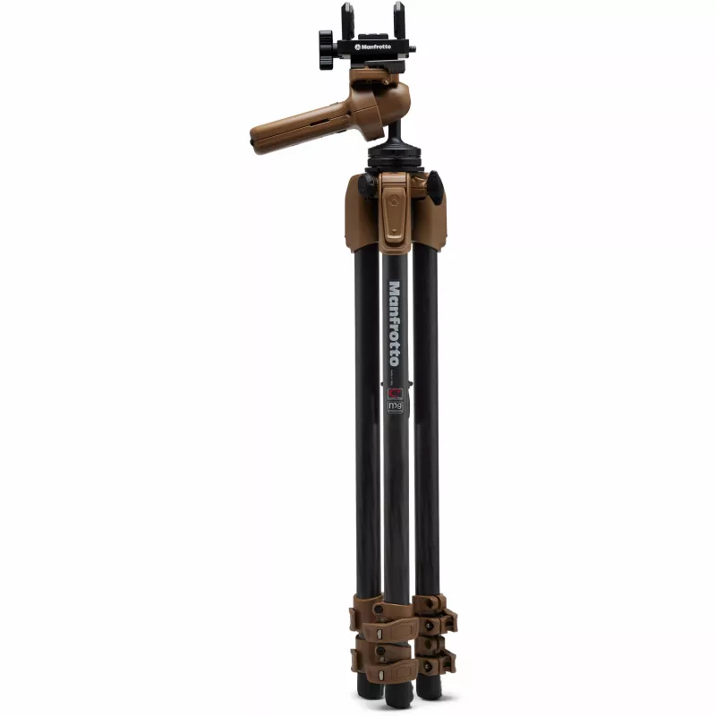 Manfrotto ALPHA S.H.O.T. Grip PRO Kit Carbon, jalusta kahvapäällä, 8 kg (MK-R05-SD)