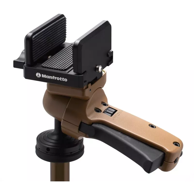 Manfrotto ALPHA S.H.O.T. Grip PRO Kit Carbon, jalusta kahvapäällä, 8 kg (MK-R05-SD)