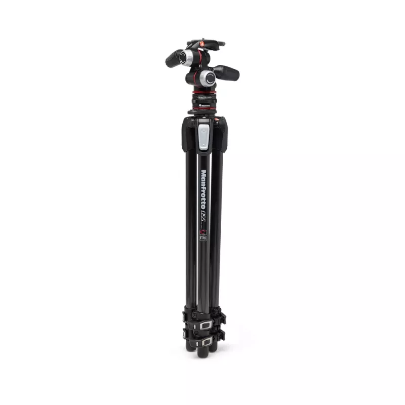 Manfrotto MK055CXPRO33WQR hiilikuitujalusta 3 jalasegmentillä ja XPRO 3-suuntaisella kuulapäällä