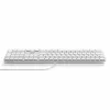 Satechi Slim LX3 langallinen taustavalaistu näppäimistö ja numeronäppäimistö, USB-C/USB-A, Mac/Windows-tilakytkin, hopea