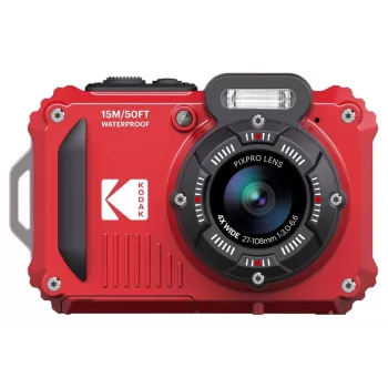 Kodak WPZ2RD6 punainen 16,35 MP vedenkestävä Wi-Fi-kompaktikamera