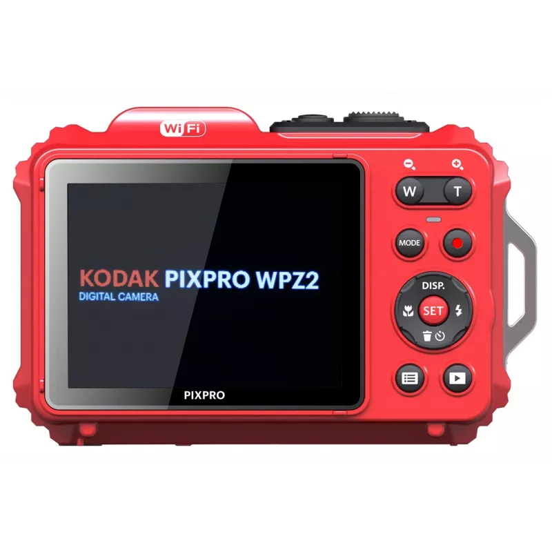 Kodak WPZ2RD6 punainen 16,35 MP vedenkestävä Wi-Fi-kompaktikamera