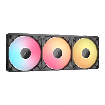 CORSAIR iCUE Link RX360 II Unified Frame RGB 120mm PWM tuuletinkolmepakkaus - musta