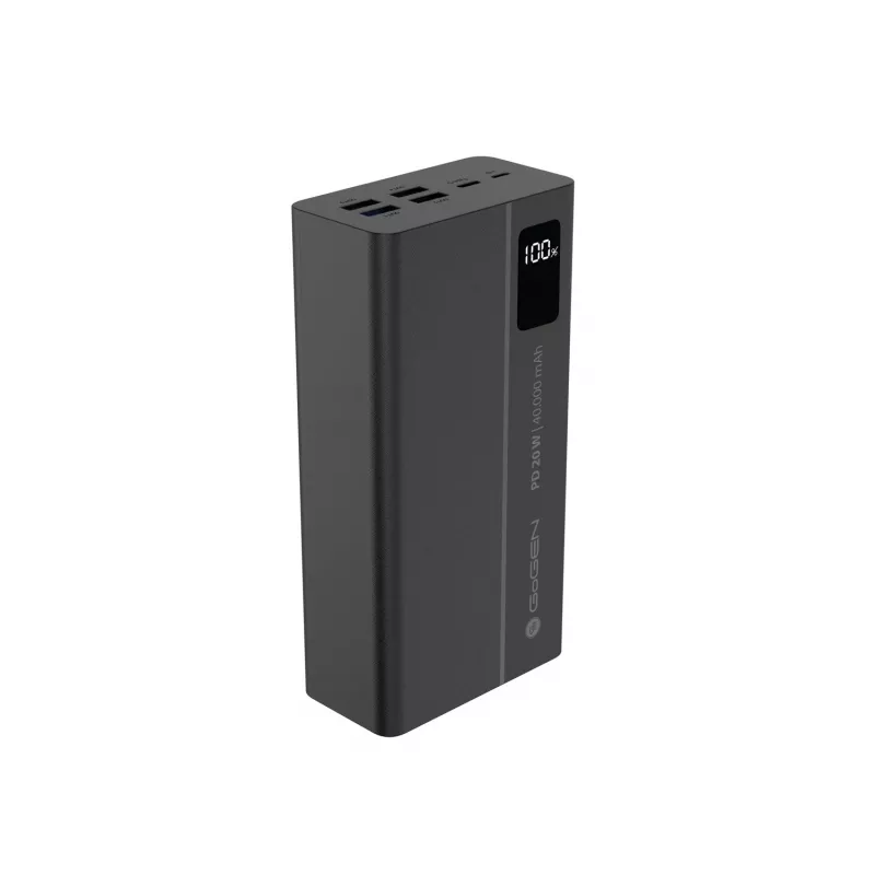 GoGEN PB400001 varavirtalähde 40000 mAh USB-C PD 20W musta