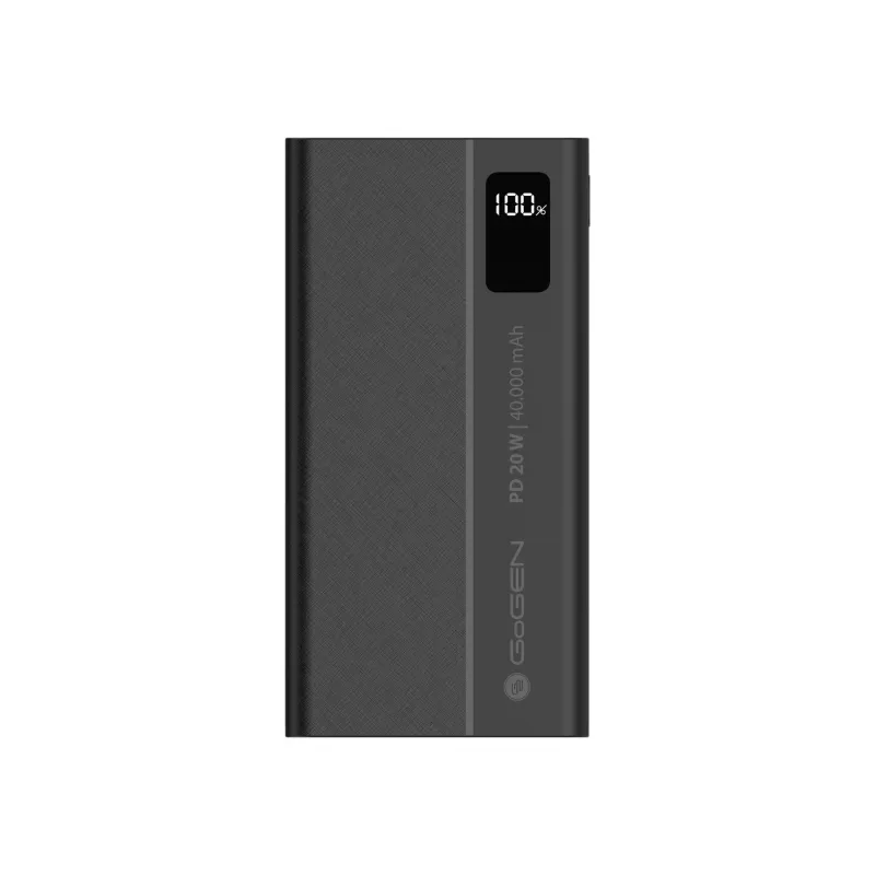GoGEN PB400001 varavirtalähde 40000 mAh USB-C PD 20W musta