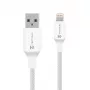 Tactical Stitch Thread USB-A–Lightning-kaapeli, valkoinen