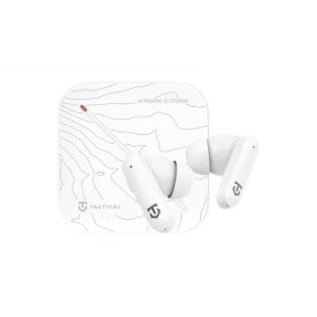 Tactical StrikePods Bahna Arctic langattomat nappikuulokkeet ENC:llä, Bluetooth 5.3, IPX4, 35h akku