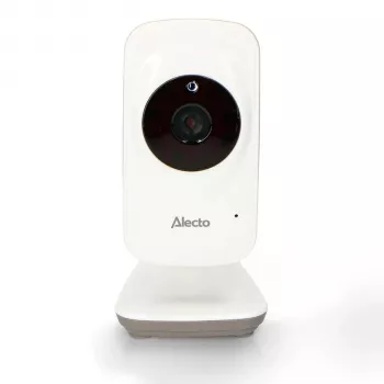 Alecto DVM71CAM lisäkamera DVM71 itkuhälyttimeen - 2,4 GHz FHSS, yönäkö, kaksisuuntainen puhelu, lämpötila-anturi, valkoinen