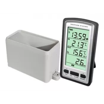 Alecto WS-1200 langaton sääasema ulkoanturilla, musta/harmaa