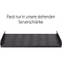 DSIT DS-FH60 1U kiinteä konsolihylly 600 mm syville palvelinräkeille, musta