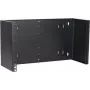 DSIT 6U 19 tuuman seinäasennettava avoin räkkikehys, kiinteä, 180 mm syvyys, musta (DS-WMB6-S)