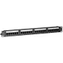 DS-IT CAT 5e UTP 24-porttinen 19 tuuman räkkikiinnitteinen patch-paneeli (DS-Patch5-24UTP)