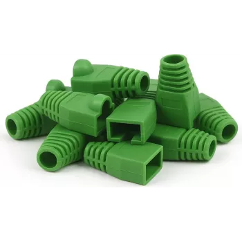 DSIT DANICOM RJ45 taittumissuojatulppa vihreä 10 kpl:n pakkaus