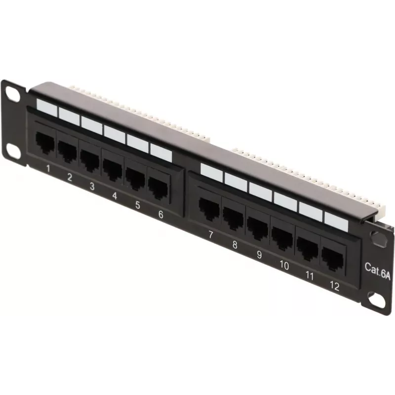 DSIT 10 tuuman 12-porttinen UTP CAT 6a patch-paneeli DS-10Patch6a-12UTP