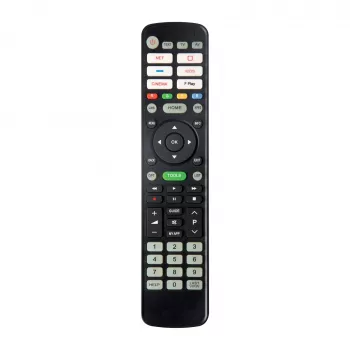 Vivanco VVREMOTEPANA universaali kaukosäädin Panasonic-TV:ille – esiohjelmoitu, IR, musta