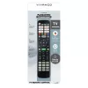 Vivanco VVREMOTEPANA universaali kaukosäädin Panasonic-TV:ille – esiohjelmoitu, IR, musta
