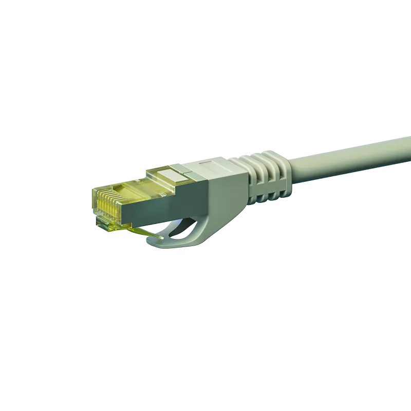 DSIT Cat.7 S/FTP PiMF RJ45 verkkopatch-kaapeli, 3m, harmaa