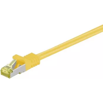 DSIT Cat.7 S/FTP PiMF RJ45 verkkokaapeli, 3m, keltainen - 10Gbps, 600MHz, PoE++