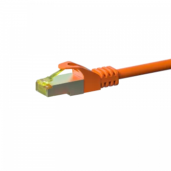 DSIT Cat.7 S/FTP (PiMF) RJ45 verkkopatch-kaapeli, oranssi, 7,5 m