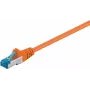 DSIT CAT 6a S/FTP LSOH Ethernet-patchkaapeli, 5 m, oranssi