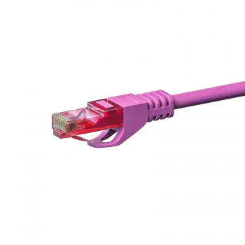 DSIT CAT6 verkkokaapeli, U/UTP, 1,50 m, pinkki, 100 % kuparia (DC-69-015)