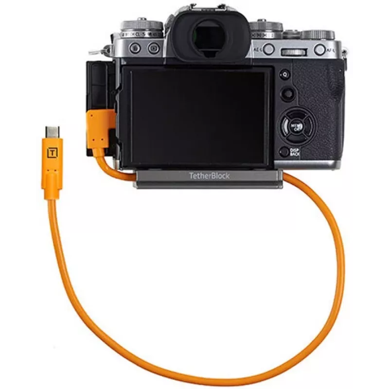 Kulmikaapeli USB-C – USB-C tethering-käyttöön Tether Tools TetherPro 50 cm, oranssi (CUCRTC1-ORG)