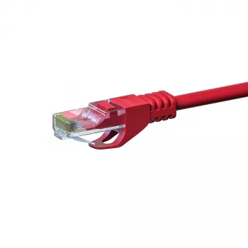 DSIT CAT 6 verkkokaapeli U/UTP - 15 metriä - punainen - CCA - RJ45 - Ethernet-verkkokaapeli