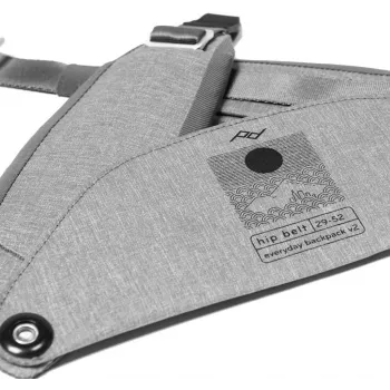 Peak Design Everyday Hip Belt v2 -lantiovyö, 29-52 in, Ash (BEDHB-52-AS-2)
