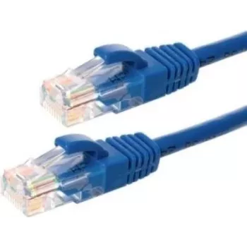 DSIT CAT5e verkkokaapeli U/UTP 0,25 m sininen 100 % kupari