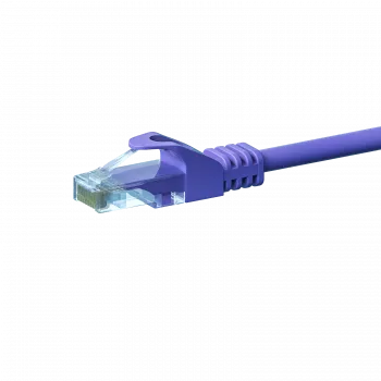 DSIT CAT5e U/UTP Ethernet-verkkokaapeli, 0,25 m, violetti, 100 % kupari, RJ45, Gigabit