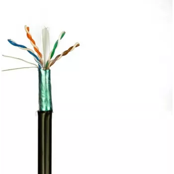 DSIT DANICOM CAT6 FTP 100 m ulkokaapeli täytelangalla ja PE-vaipalla (Fca) - DC-OUT-FTP6-100S-FCA
