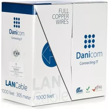 DSIT DANICOM CAT6 UTP 305 m PVC (Fca) Solid Copper verkkokaapeli