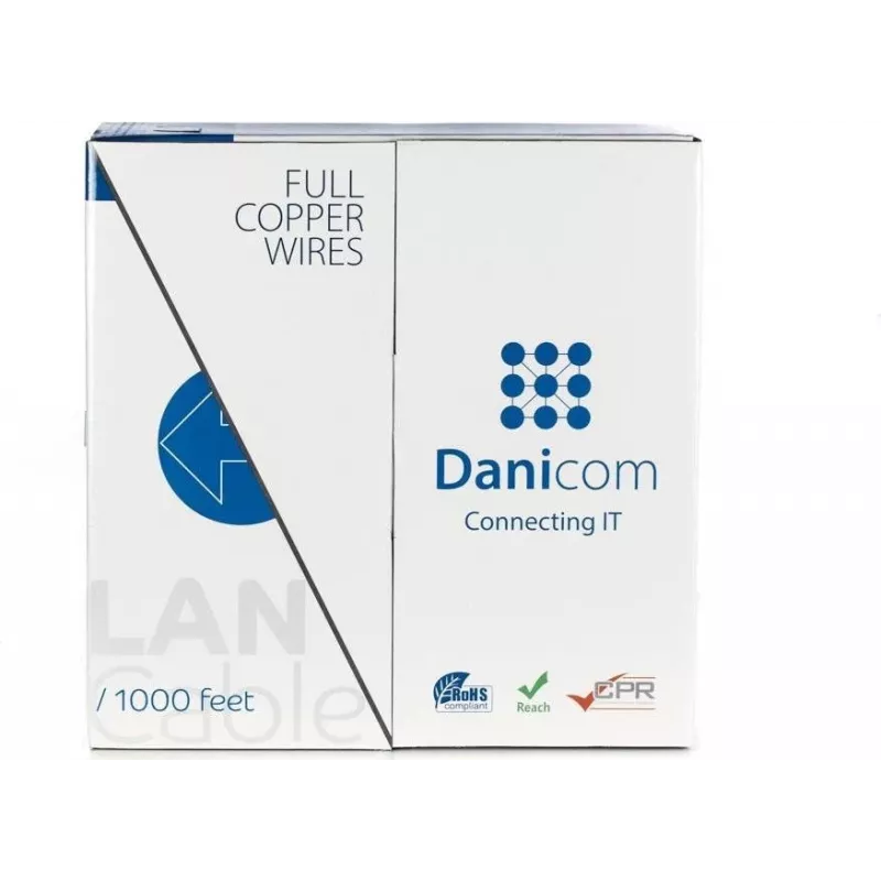 DSIT DANICOM CAT6 UTP 305 m PVC (Fca) Solid Copper verkkokaapeli