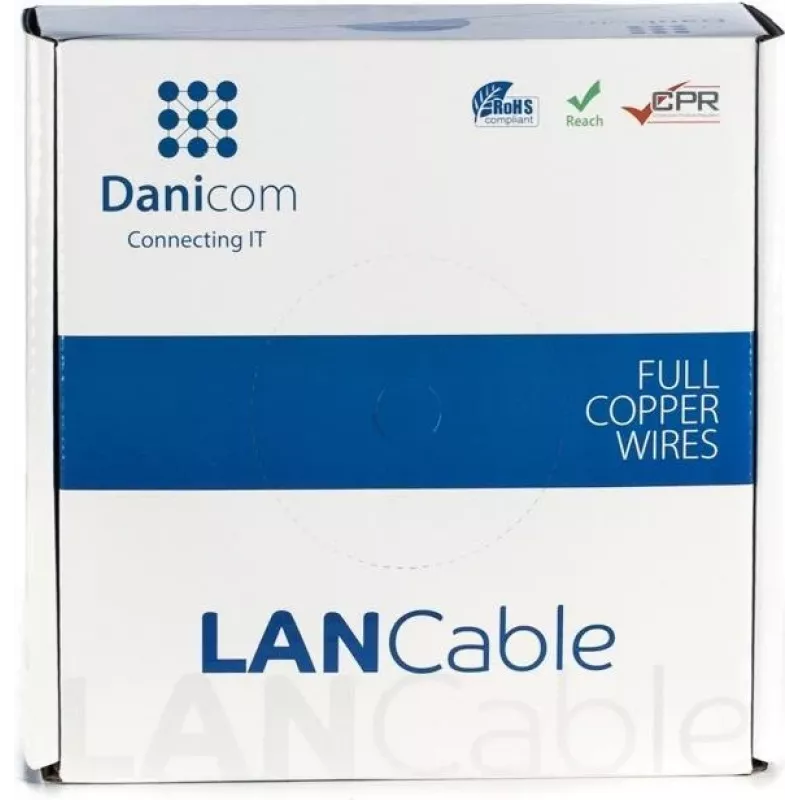 DSIT DANICOM CAT6 UTP 50 m PVC (Fca) verkkoasennuskaapeli
