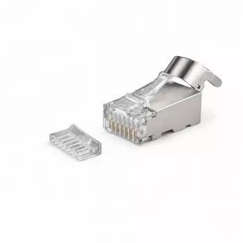 DSIT SFTP RJ45 CAT6a verkkoliitin säikeisille johtimille (massiivijohdin) - 10 kpl
