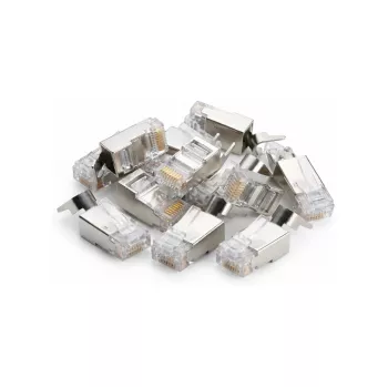 DSIT SFTP RJ45 CAT6a verkkoliitin säikeisille johtimille (massiivijohdin) - 10 kpl