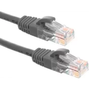 DSIT UTP CAT6a verkkokaapeli, 0,25 m, harmaa, 100% kupari, 10GbE, RJ45