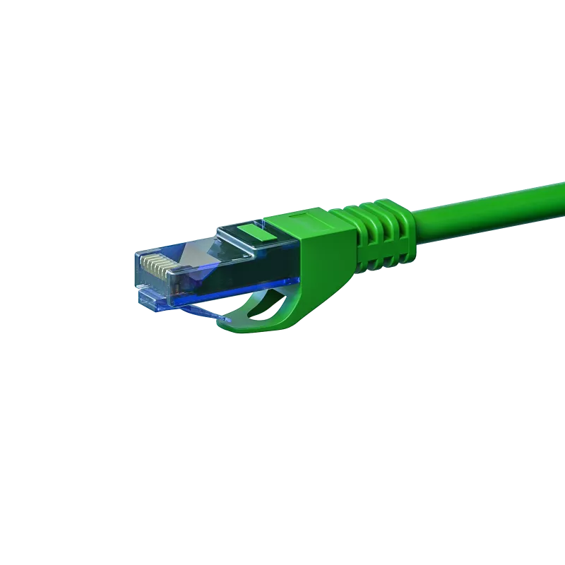 DSIT CAT6a Ethernet-patchkaapeli 100 % kupari U/UTP 5 m vihreä (DC-U6A3-050)