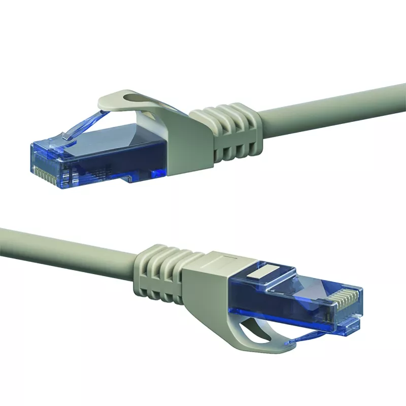 DSIT CAT6a U/UTP 100 % kupari -verkkopatchkaapeli 7,5 m harmaa