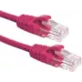 DSIT CAT6a U/UTP 100 % kupari -patchkaapeli 7,5 m pinkki