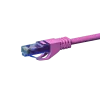 DSIT CAT6a U/UTP 100 % kupari -patchkaapeli 7,5 m pinkki