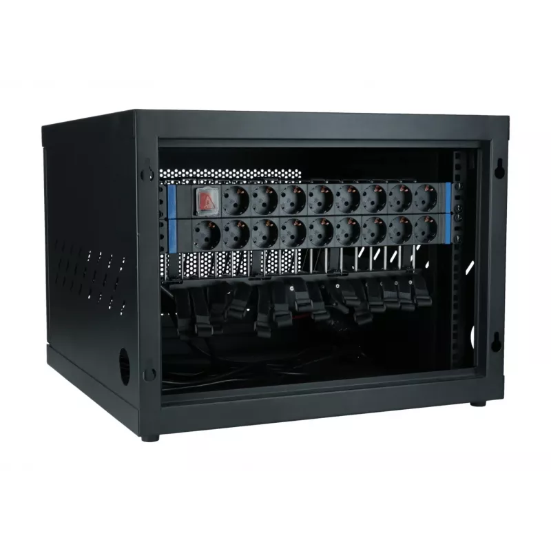 DSIT seinälatauskaappi 16 laitteelle 550x546x410mm