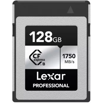 Lexar Professional CFexpress Type B SILVER 128 GB muistikortti, 1750 MB/s (LCXEXSL128G-RNENG)